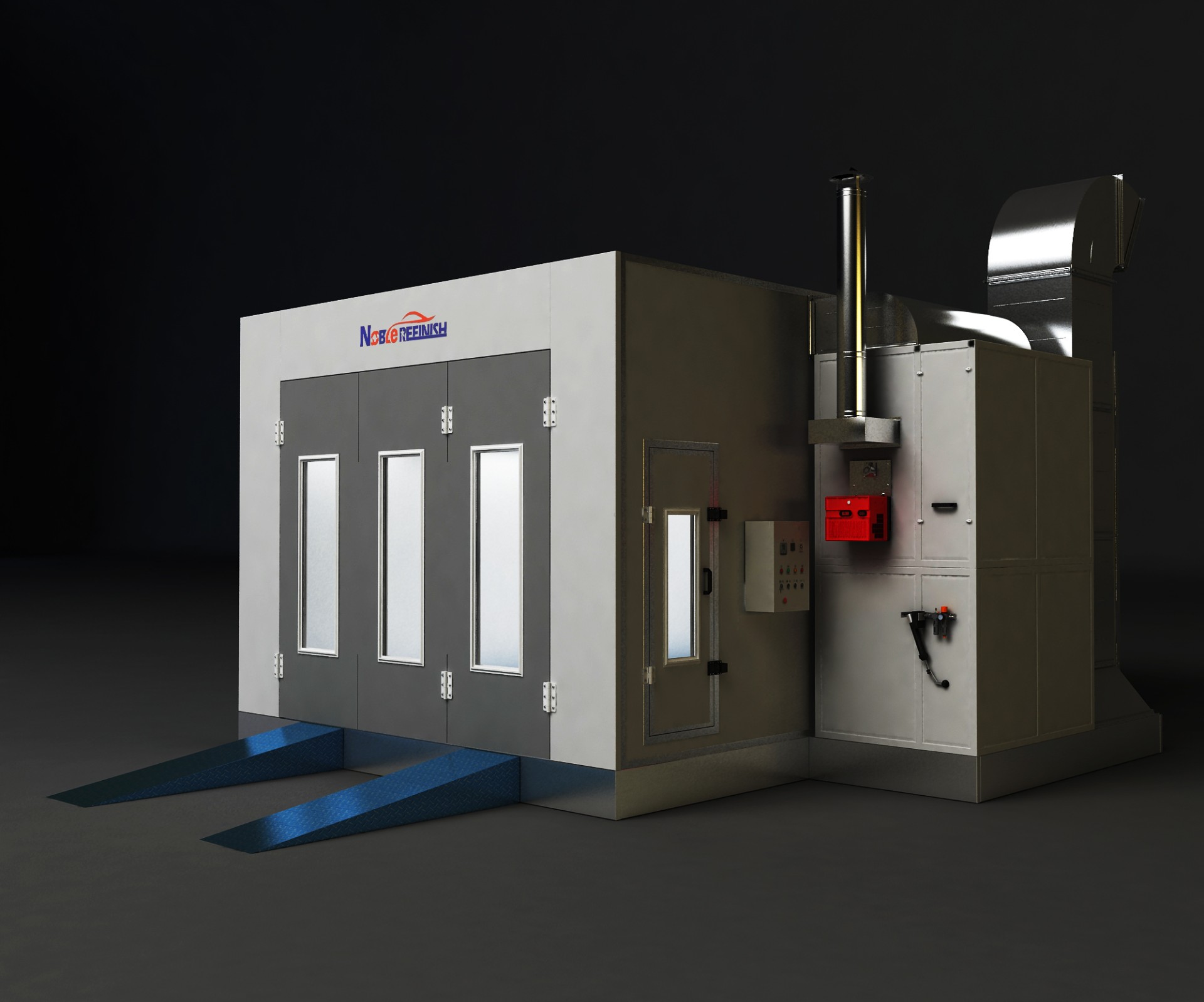 Most Basic Car Spray Booth Paint Booth for Bodyshop JC- 100  Noble Refinish